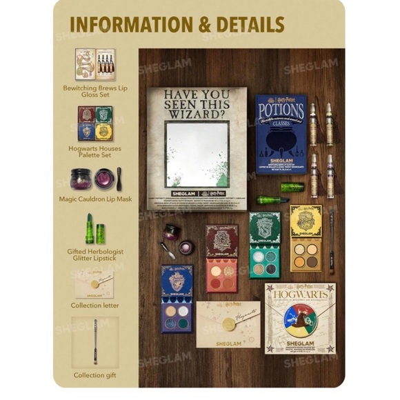 Harry Potter x Sheglam Wizarding World Makeup Collection NIB FULL SET - Picture 2 of 3